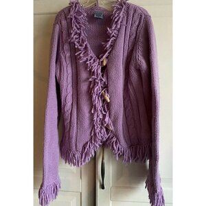 Pumpkin Patch Purple Lavender Knit Sweater Sz‎ 10
